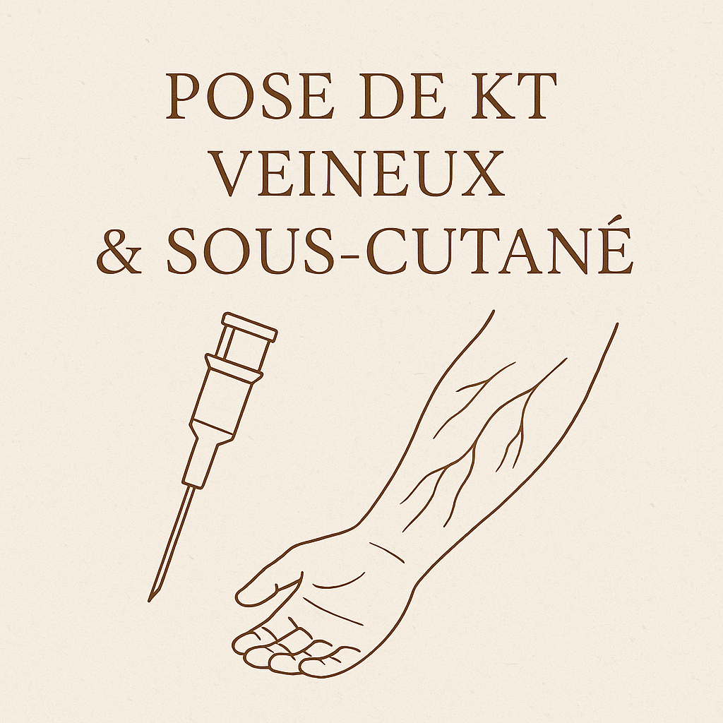Pose de cathéter veineux et sous cutané