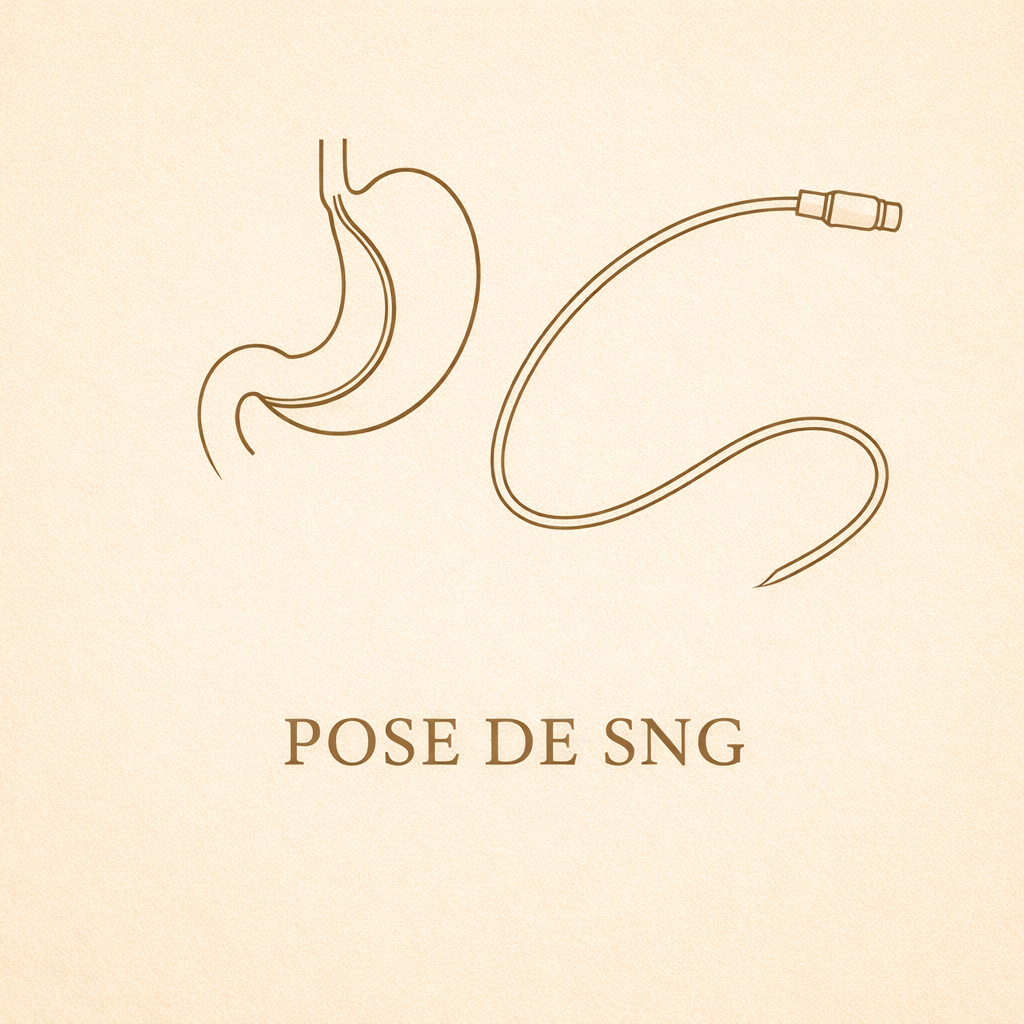 Pose Sonde Naso gastrique